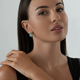 Серьги SOKOLOV - Серебро 925, Агат (арт. 92022766)