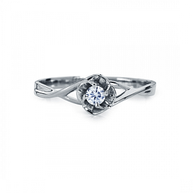 Кольцо Platinum Lab. - Платина 950, Бриллиант (арт. ПК-200-01)