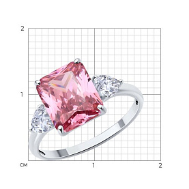 Кольцо SOKOLOV - Серебро 925, Фианит (арт. 94014220)