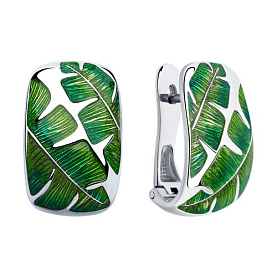 Серьги SOKOLOV - Серебро 925, Эмаль (арт. 94023316)