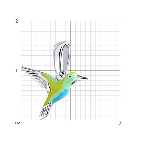 Подвеска SOKOLOV - Серебро 925, Эмаль (арт. 94033097)