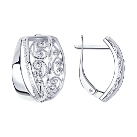 Серьги Diamant - Серебро 925 (арт. 94-120-00638-1)