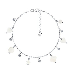 Браслет SOKOLOV - Серебро 925, Перламутр, Фианит (арт. 83050041)