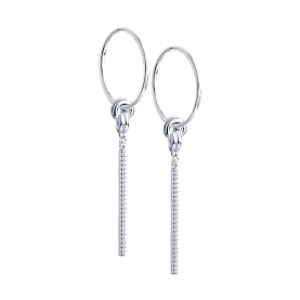 Серьги SOKOLOV - Серебро 925, Фианит (арт. 94023867)