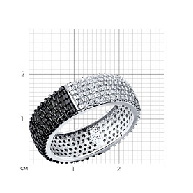 Кольцо Diamant - Серебро 925, Фианит (арт. 94-110-01761-1)