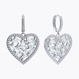 Серьги SOKOLOV - Серебро 925, Фианит (арт. 94027535)