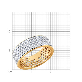 Кольцо SOKOLOV - Серебро 925, Фианит (арт. 93011131)