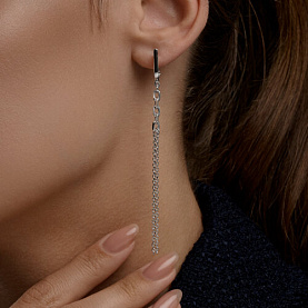 Серьги Diamant - Серебро 925 (арт. 94-121-00249-1)