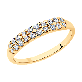 Кольцо SOKOLOV - Серебро 925, Фианит (арт. 93010535)