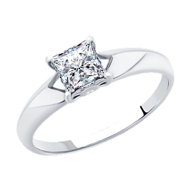 Кольцо Diamant - Серебро 925, Фианит (арт. 94-110-01639-1)