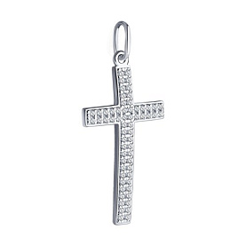 Подвеска SOKOLOV - Серебро 925, Фианит (арт. 94030202)