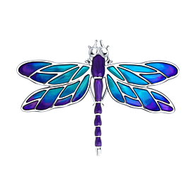 Брошь SOKOLOV - Серебро 925, Эмаль (арт. 94040181)