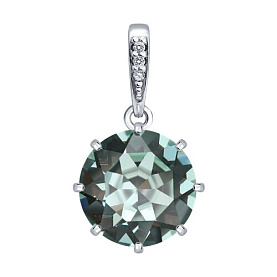 Подвеска Diamant - Серебро 925, Кристалл, Фианит (арт. 94-130-00397-1)