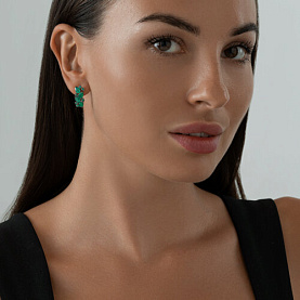 Серьги SOKOLOV - Серебро 925, Агат (арт. 92022763)