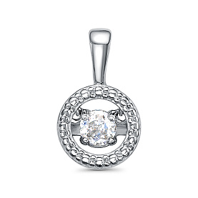 Подвеска Иллада - Серебро 925, Фианит (арт. с030430)