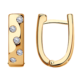 Серьги Diamant - Серебро 925, Фианит (арт. 93-120-01515-1)