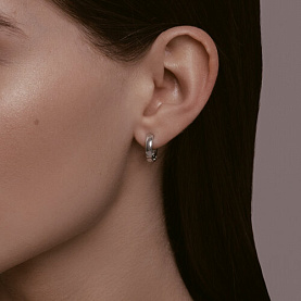 Серьги SOKOLOV - Серебро 925, Фианит (арт. 94026741)