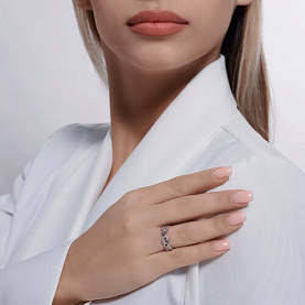 Кольцо SOKOLOV - Серебро 925, Фианит (арт. 94013838)