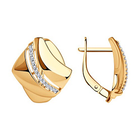 Серьги Diamant - Серебро 925, Фианит (арт. 93-120-00678-1)