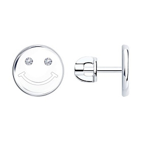 Серьги SOKOLOV - Серебро 925, Фианит (арт. 94024449)