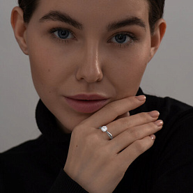 Кольцо SOKOLOV - Серебро 925, Фианит (арт. 94013548)