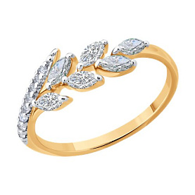 Кольцо SOKOLOV - Серебро 925, Фианит (арт. 93011129)