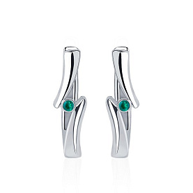 Серьги Platinum Lab. - Платина 950 (арт. ПС-007И-01)