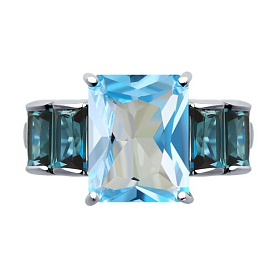 Кольцо Diamant - Золото 585, Топаз (арт. 52-310-02457-1)