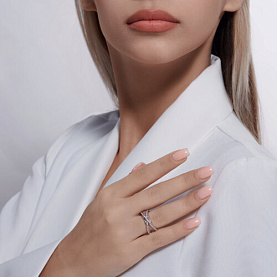 Кольцо SOKOLOV - Серебро 925, Фианит (арт. 94013719)