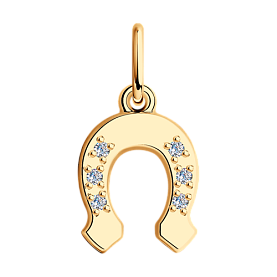 Подвеска SOKOLOV - Серебро 925, Фианит (арт. 93030287)