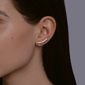 Серьги Diamant - Серебро 925, Фианит (арт. 93-120-02102-2)