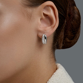 Серьги SOKOLOV - Серебро 925, Фианит (арт. 94027529)