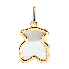 Подвеска SOKOLOV - Золото 585, Перламутр (арт. 733086)