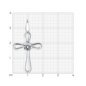 Подвеска Diamant - Серебро 925, Фианит (арт. 94-130-01320-1)