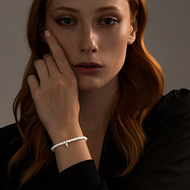 Браслет SOKOLOV - Серебро 925, Жемчуг имитация (арт. 94050981)