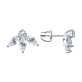 Серьги SOKOLOV - Серебро 925, Фианит (арт. 94024818)