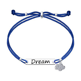 Браслет Diamant - Серебро 925, Фианит, Эмаль (арт. 94-150-01025-1)