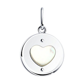 Подвеска SOKOLOV - Серебро 925, Перламутр (арт. 83030106)