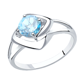 Кольцо Diamant - Серебро 925, Топаз (арт. 94-310-00605-1)