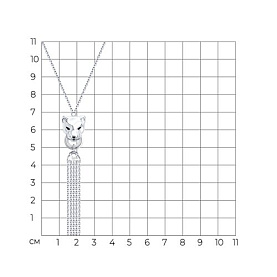 Колье SOKOLOV - Серебро 925, Эмаль (арт. 94071305)