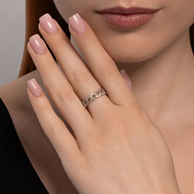 Кольцо SOKOLOV - Серебро 925, Фианит (арт. 94014090)