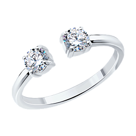 Кольцо SOKOLOV - Серебро 925, Фианит (арт. 94013674)