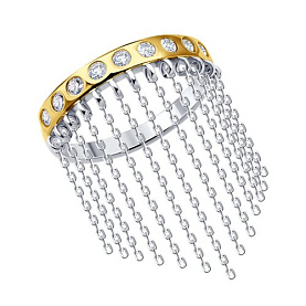 Кольцо SOKOLOV - Серебро 925, Фианит (арт. 94014988)