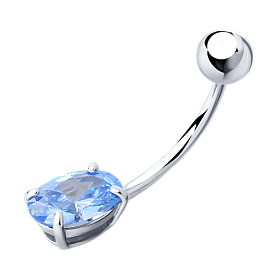 Пирсинг SOKOLOV - Серебро 925, Фианит (арт. 94060058)