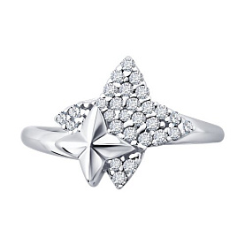 Кольцо SOKOLOV - Серебро 925, Фианит (арт. 94014728)