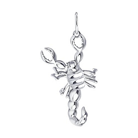 Подвеска SOKOLOV - Серебро 925, Фианит (арт. 94030028)