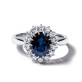 Кольцо Platinum Lab. - Платина 950 (арт. ПК-207С-01)