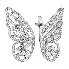 Серьги Talant - Серебро 925, Фианит (арт. 10-72-0001-15626)