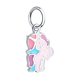 Подвеска SOKOLOV - Серебро 925, Эмаль (арт. 94032590)