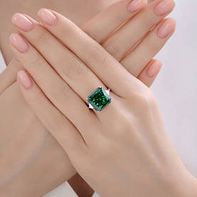 Кольцо SOKOLOV - Серебро 925, Фианит (арт. 94014643)